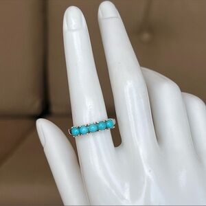 Santa Fe Turquoise Sterling Silver Ring